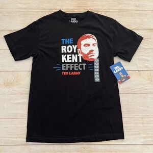 New Ted Lasso T-Shirt The Roy Kent Effect TV Show Black Soccer Mens size S